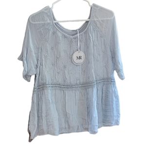MR Italy Light blue blouse